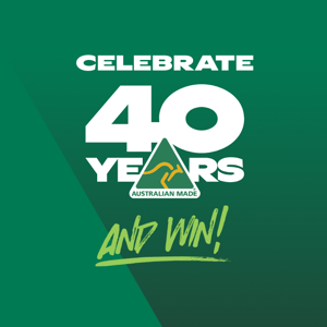 Celebrating 40 years of Australian Made: 4 weeks of prizes!