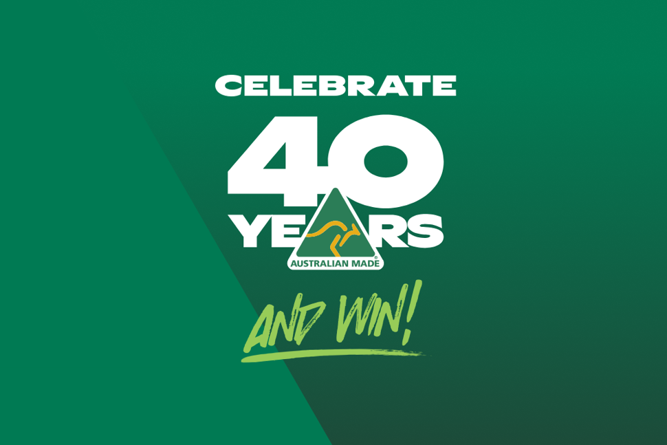 Celebrating 40 years of Australian Made: 4 weeks of prizes!